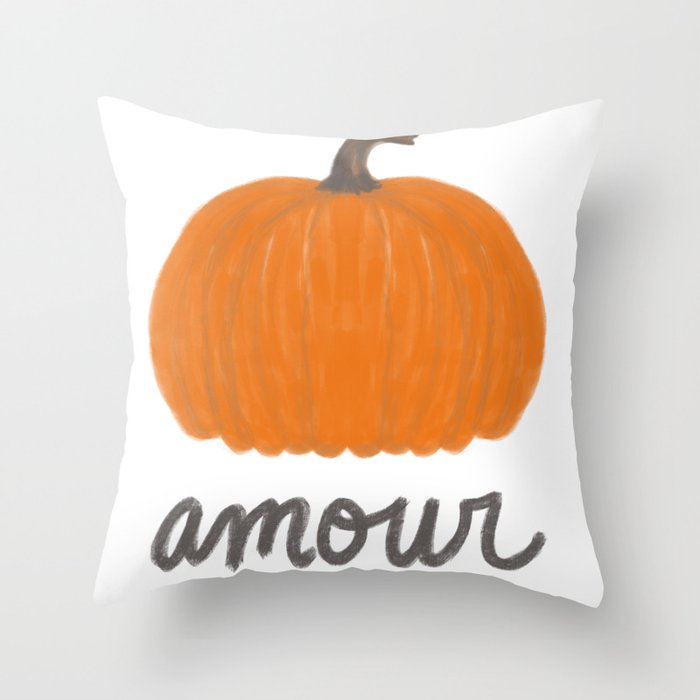 Pumpkin Love Throw Pillow