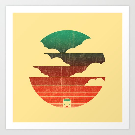Go West Art Print