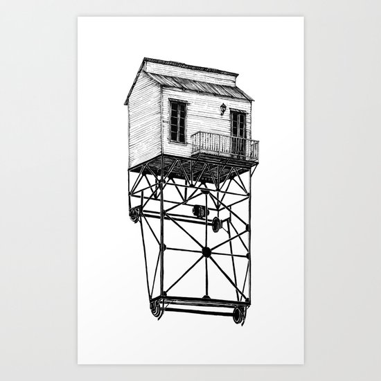 Isolated Art Print