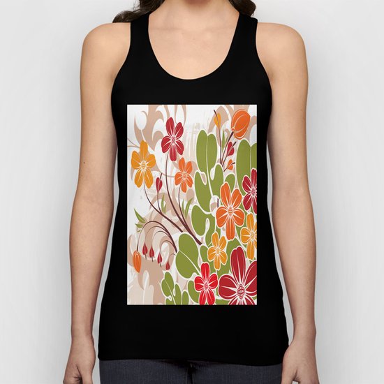 Spring Flowers Unisex Tank Top