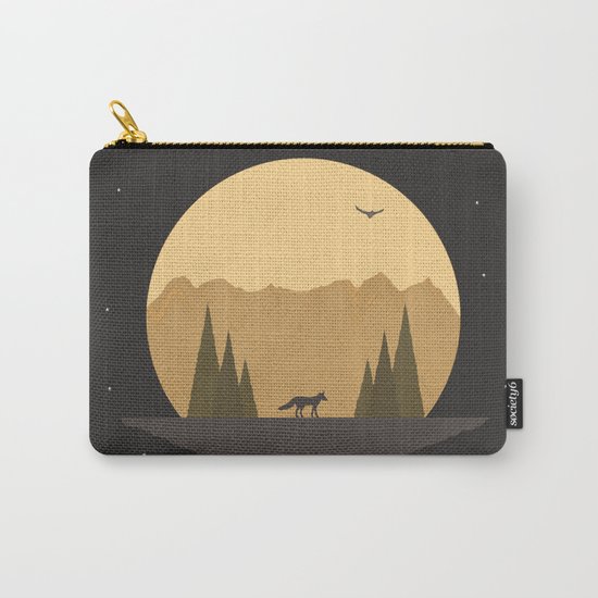 The Fox Under the Stars Carry-All Pouch