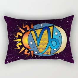 Astrology, Capricorn Rectangular Pillow