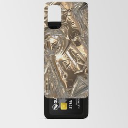 Golden grey stone Android Card Case