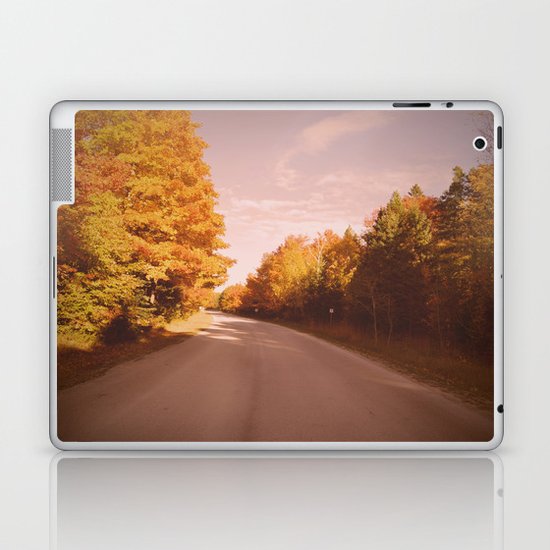 Autumn Road Laptop & iPad Skin