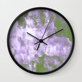 Genderqueer Pride Aged Painted Wall Texture Wall Clock