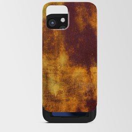 Old rusty steel metal background texture.  iPhone Card Case