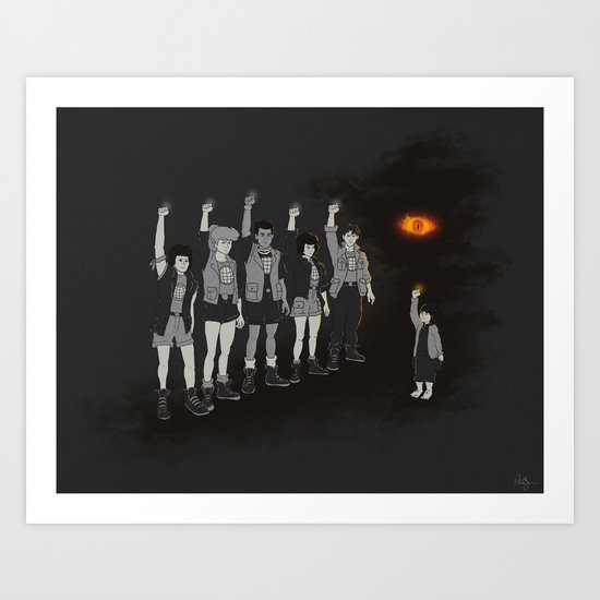 One ring ruins the group Art Print