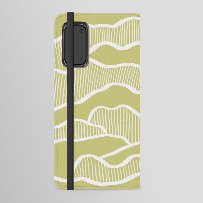 Abstract mountains line 16 Android Wallet Case