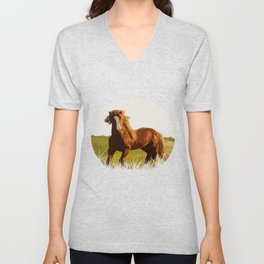 In the Wild V Neck T Shirt