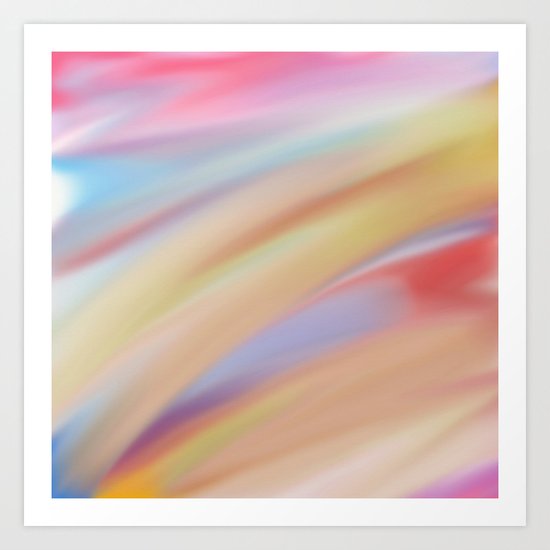 Watercolorful Flow Art Print
