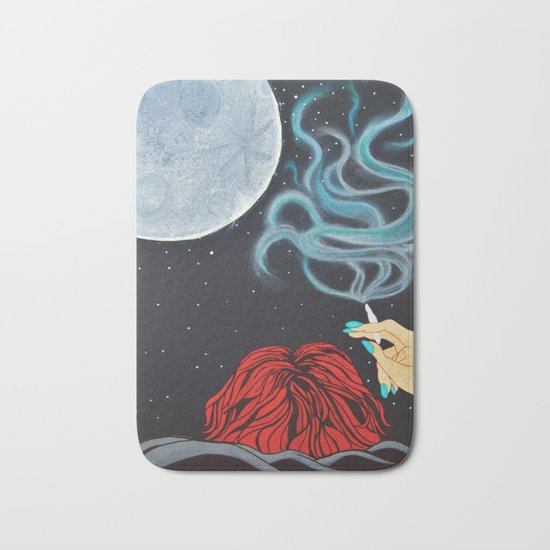 Midnight Toker (#2), Smoking Lady Series Bath Mat