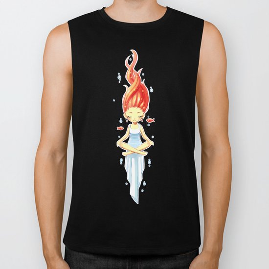 Coral Biker Tank