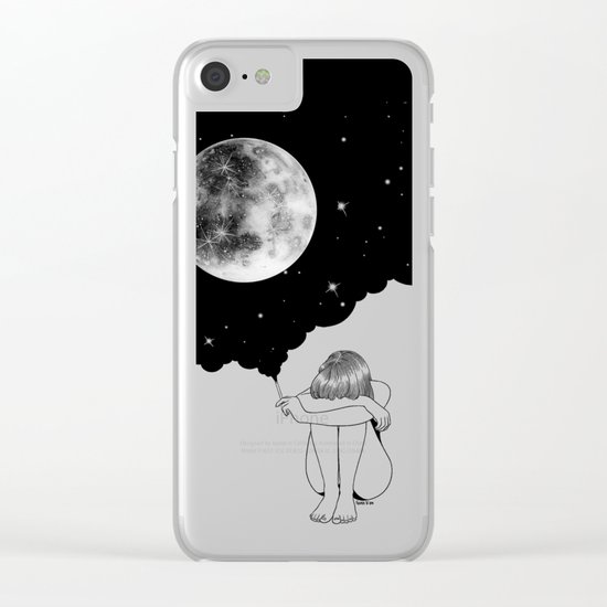 3 Minute Galaxy Clear iPhone Case