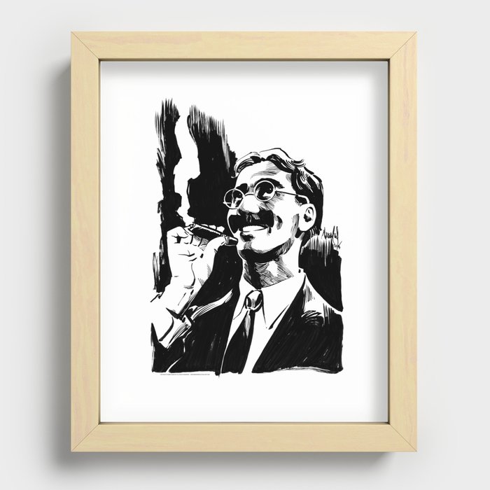 GROUCHO Recessed Framed Print