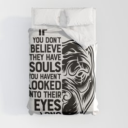 Pitbulls Have Soul Dog Lover Duvet Cover