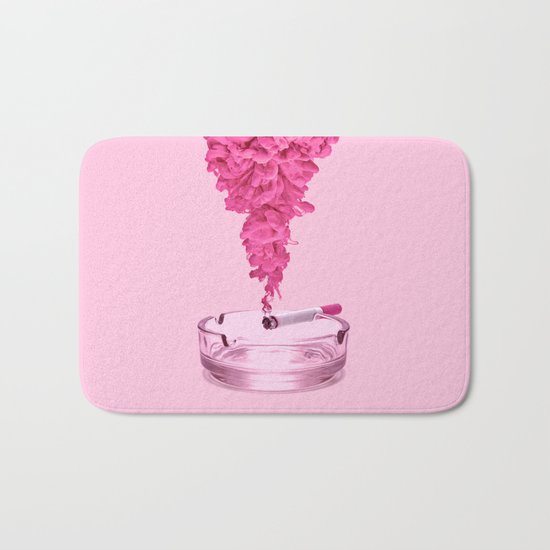 PINK SMOKE Bath Mat