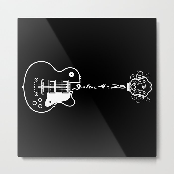 guitar john 4:23 Metal Print
