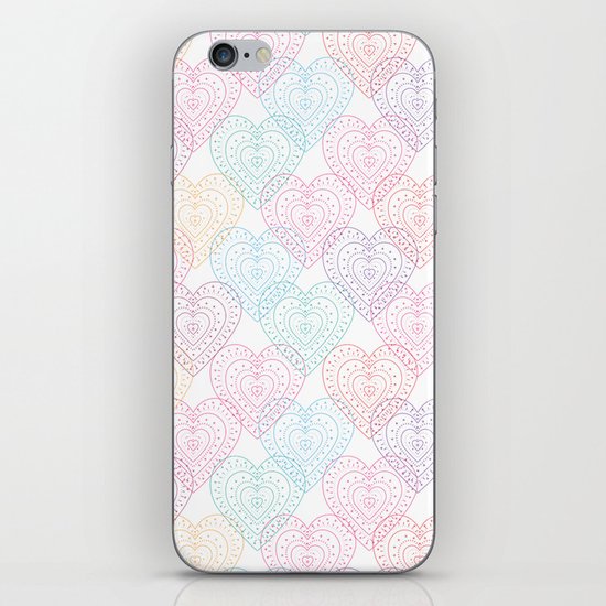 Patterns Of My Heart iPhone & iPod Skin