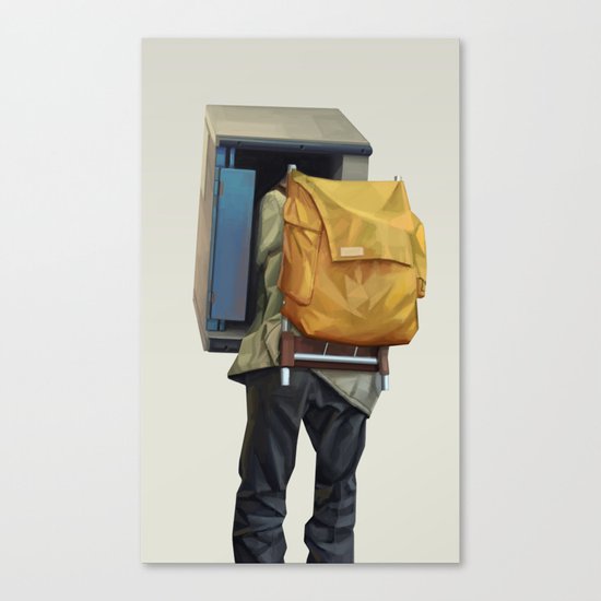 Booth Canvas Print
