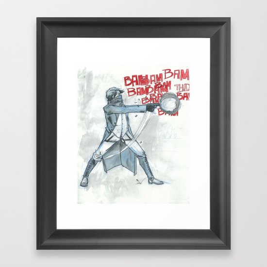 BamBamBam Framed Art Print