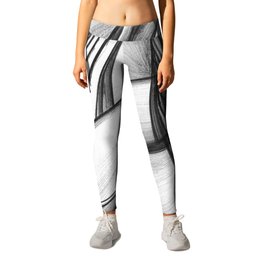 Glaciers Leggings | Biropen, Drawing, Abstract 