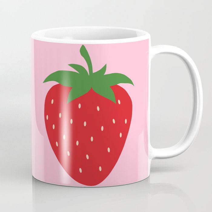 Strawberries Printed Coffee Tumbler