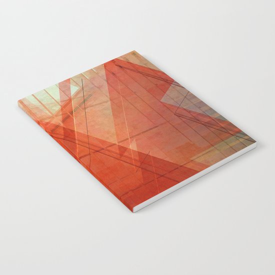 Orange abstract Notebook