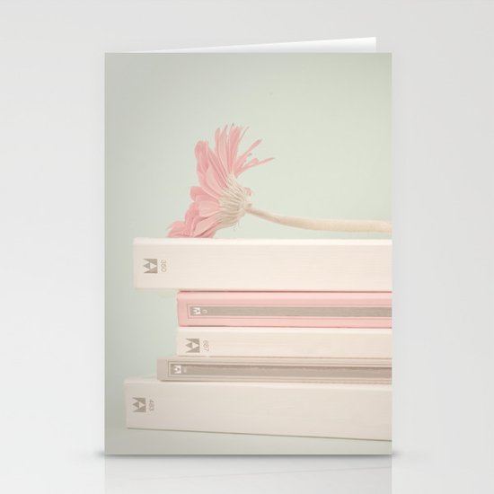 Nostalgic Books (Retro and Vintage Still Life Photography) Stationery Cards