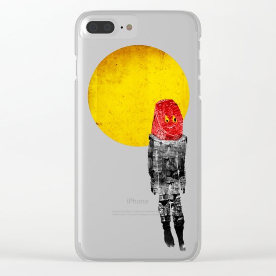alien lipstick Clear iPhone Case
