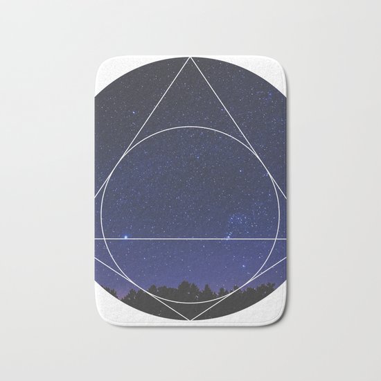 Magical Universe - Geometric Photographic Bath Mat