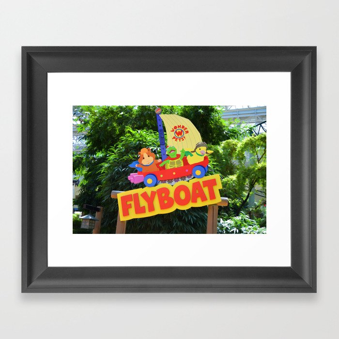 Wonderpets Flyboat Framed Art Print