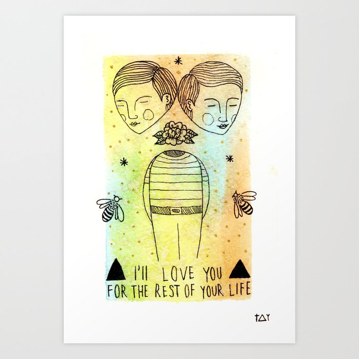 Two Headed Boy Art Print