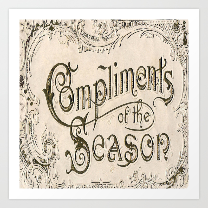 Season S Greetings Shabby Chic French Country Modern Vintage