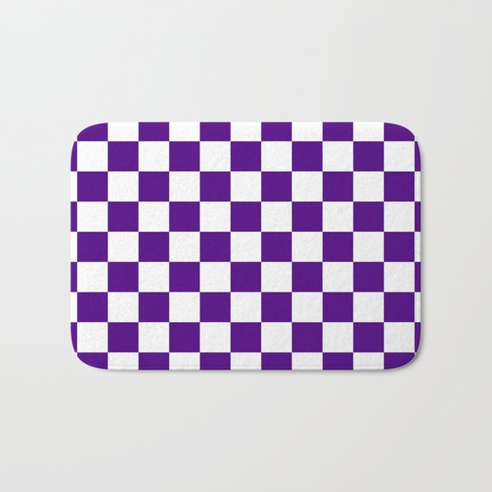 Checker (Indigo/White) Bath Mat