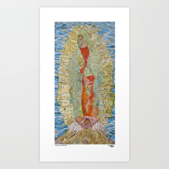 Virgen de Guadalupe Art Print