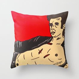 Jeff Goldblum "Must Go Faster" Throw Pillow