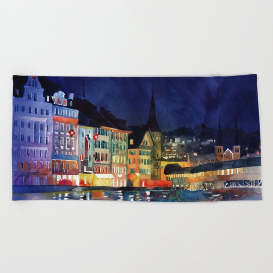 Lucerne Beach Towel