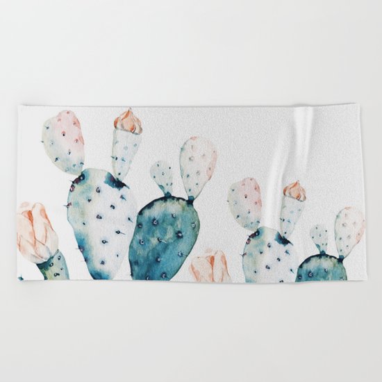Fresh Cactus Beach Towel
