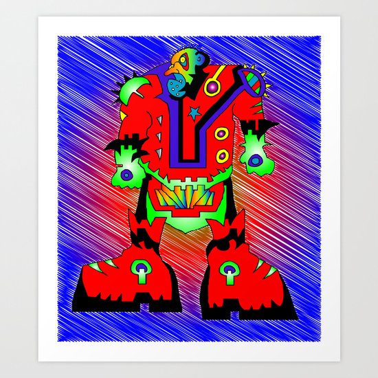 Sgt. Spikes Art Print