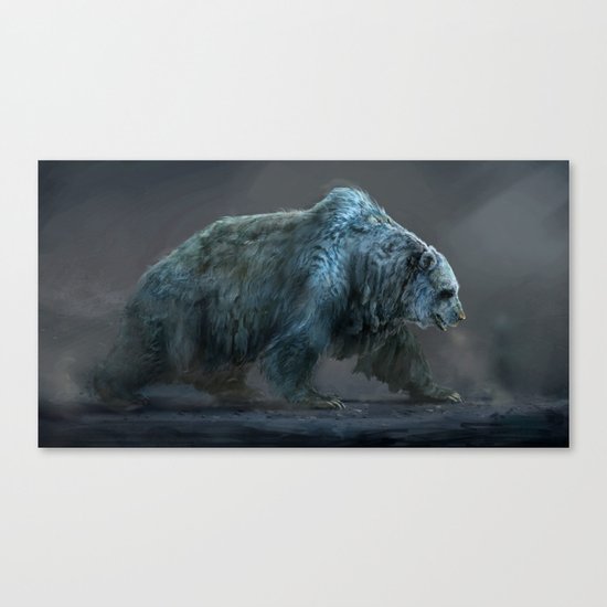 Frozen Bear Canvas Print