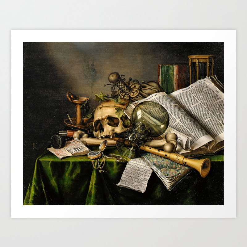 vintage skull art