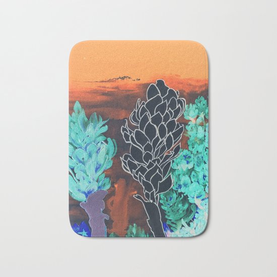 DESERT NIGHT Alpinia Purpurata Bath Mat