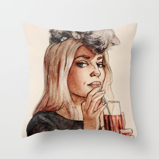 Addicted to Love Throw Pillow