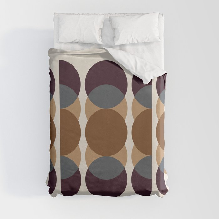Moon Phases Abstract XV Duvet Cover