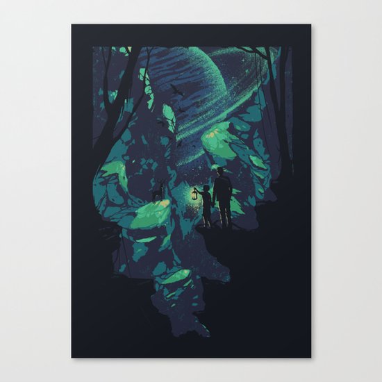 Cosmic Canyon Canvas Print