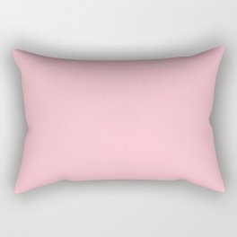 Bubble Gum Pink Rectangular Pillow