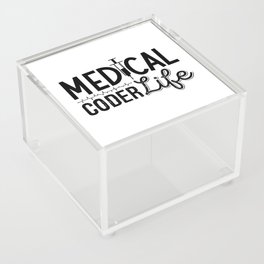 Medical Coder Life Assistant ICD Programmer Coding Acrylic Box