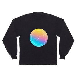 Scorpio Zodiac | Rainbow Circle Long Sleeve T-shirt