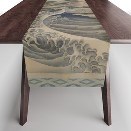 Breaking Waves by Hokusai Table Runner