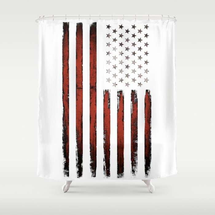 American flag Stars & stripes Shower Curtain